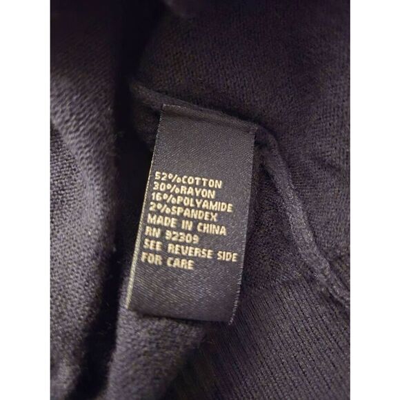 DG2 By Diane Gilman Women's Size Large Black Sweater - Picture 7 of 7